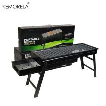 Griglia per barbecue grande da 60 cm pieghevole portatile a carbone da campeggio all'aperto bruciatore da picnic pieghevole forno per barbecue da campeggio a carbone