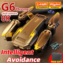 Newest G6 Drone 8K HD Camera 5G Professional Aerial Photography Quadcopter GPS Obstacle Avoidance 3KM Range RC Drone For Outdoor