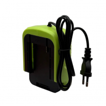 Caricabatterie Rapido con Spina EU per Batteria Greenworks 40V 100-240V, Accessorio Compatto per Utensili Elettrici, Compatibile con Modelli 29462 29472