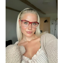 Unisex-Brille mit Farbverlauf und transparentem Rahmen, blaues Licht, ultraleicht, für Modebekleidung, Büro und Lesen.