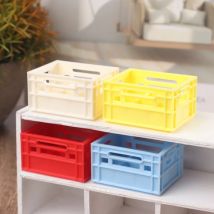 1:12 Puppenhaus Miniatur Korb Getränk Aufbewahrungskorb Bier/Kaffeekorb Modell Küche Dekor Spielzeug Puppenhaus Zubehör