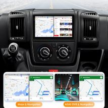 Autoradio Android per Fiat Ducato 3 per Citroen Jumper 2 per Peugeot Boxer 2 Car Multimedia 6115 Lettore 2din Carplay DSP Schermo