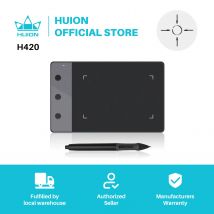 Neue HUION H420 Grafiken Tabletten 4 "x 2.23" Professional Unterschrift Digitalen Stift Tabletten USB Kunst Zeichnung Tabletten Schwarz online Lehren
