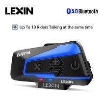 Marke Lexin LX-B4FM-X für 10-Fahrer Intercom Motorrad Bluetooth Helm Headsets BT Moto