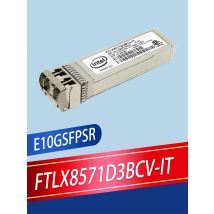 INTEL E10GSFPSR FTLX8571D3BCV-IT AFBR-709DMZ-IN3 1G 10Gb SFP Transceiver Module 850nm Short Range For X520-DA2 X710-DA2 X710-DA4