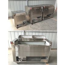 Electric Fruit Vegetable Skin Washing Peeler Automatic 200KG / H Potato Carrot Cleaning Peeling Machine Sweet Potato Ginger