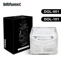 Bitfunx Gamecube NGC Replacement Shell Transparent Case for Gamecube NGC GC Game Console