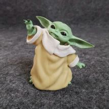 7cm Baby Yoda Grogu Cosplay PVC Figur Sammlung Figur Kinder Spielzeug Modell Prop