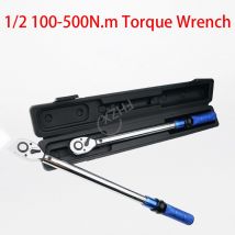 1/2 100-500 Nm Drehmomentschlüssel Zwei-Wege-Präzision Drehmomente Ratschenschlüssel für Automotor Mechanische Werkstatt Handwerkzeuge ±3 % Fehler