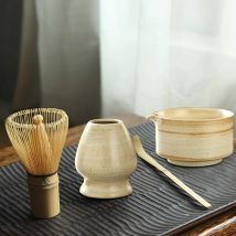 4 szt. Japoński zestaw do herbaty Matcha bezpieczna bambusowa trzepaczka łyżeczka zestawy do herbaty kryty sklep z napojami narzędzia do parzenia herbaty akcesoria