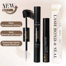 BEFER Kleber für Wimpern, 2-in-1-Wimpernbindung und Dichtung, Wimpernkleber + Wimpernentferner, wasserfester Wimpernkleber, starke feste Wimpern