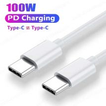 PD 100W 60W Cavo da USB C a USB Tipo C Cavo dati di ricarica rapida per Huawei Samsung Xiaomi MacBook iPad Linea dati da tipo C a tipo C
