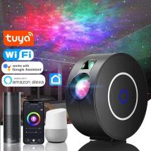Tuya WiFi Intelligent Aurora Galaxy proiettore cielo stellato sistema di controllo vocale intelligente proiettore di controllo APP luci a LED regalo