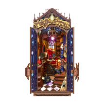 Rolife Magic Fantasy Corner DIY Book Nook Shelf Insert Magic Style Room Model Kit for Desktop Display DIY Gift for Adults Teens
