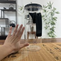 Czajnik KAMJOVE do zaparzania herbaty, filtrujący herbatę jednym dotknięciem, żaroodporny szklany kubek do herbaty 200/300/500/1000/1200 ml, czajnik do parzenia herbaty