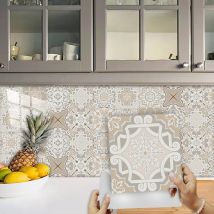 10 teile/satz Portugiesischen Stil Fliesen Aufkleber Küche Backsplash Öl-proof Schrank Waschbecken Peel & Stick Wasserdichte Kunst Wand Aufkleber