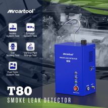 MRCARTOOL EVAP Localizzatore di perdite di tubi Strumento diagnostico per generatore di fumo T80 Rilevatore di perdite di fumo per auto con pompa per auto moto