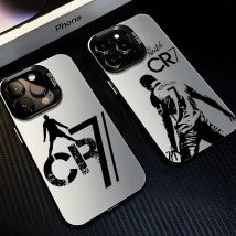 Phone Case For-Mr Football C-cR7-R-Ronaldos-iPhone 16 15 14 13 12 11 mini Pro Max X XR XSMAX 8 7 Plus Anti Fall Matte Back Cover