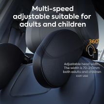 Regulowana poduszka zagłówkowa samochodowa z pianki memory, wspierająca kręgosłup szyjny, łagodząca ból szyi podczas podróży, uniwersalna, pasuje do BMW, Mercedes Benz