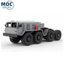 Militär Serie Bewaffnetes Transportfahrzeug MAZ 537 Modell Zusammenbau Bausteine Set MOC Klassische Ziegel Kinderspielzeug Geburtstagsgeschenk