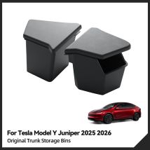 LUCKEASY for Tesla Model Y Juniper / Y Standard 2025 2026 Original Car Rear Trunk Storage Box Organizing Tidying Accessories