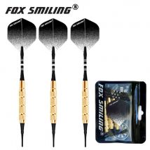 Fox Smiling 3PCS 18g elektronische Soft Darts mit Aluminium-Dartschäfte und Nylonspitzen