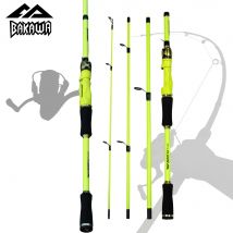 Bakawa 1,8 m 2,1 m Casting Spinning Angelruten 4 Abschnitt ultraleichte Power Portanble Karpfen Travel Feeder Pole Pesca für Salzwasser