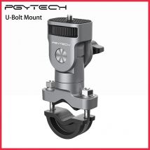 PGYTECH Supporto con bullone a U per tubi da 12,7 a 33 mm per smartphone con fotocamera per bicicletta/veicolo