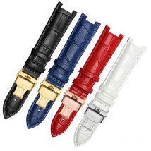 Cowhide strap for Michael Kors Mk5774 2425/43 Starry Sky Concave Female Watch Strap Mike Coles Watch Accessories Black/Red/Blue