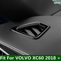 Mittelkonsole Dashboard Obere Klimaanlage Vent Abdeckung Trim AC Outlet Dekoration Für VOLVO XC60 2018-2024 Auto Zubehör