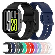 Cinturino in silicone per Redmi Watch 5 6, cinturino di ricambio per Xiaomi Band 9 Pro