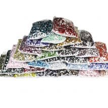 100Gross Big Bulk Paket SS3-SS20 Großhandel Flatback Crystal AB Nicht Hotfix Strasssteine AB Strass für Nail Art Dekorationen