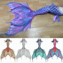 NEUE Stile Big Mermaid Tail Erwachsene Badeanzug Badeanzug Outfit für Frauen Finned Schwimmen kann Cosplay hinzugefügt werden