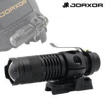 JOAXOR Tactical Helmet ARC Rail Light LED Mini Flashlight With 20mm Picatinny Rail Mount Strobe/Strong/Low Lamp 500 Lumens