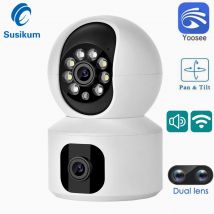 Yoosee Telecamera WIFI a doppio obiettivo 4MP CCTV Protezione di sicurezza Smart Home Wireless MINI telecamera per interni Visione notturna a colori