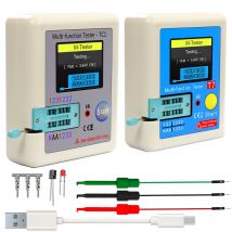 LCR-TC1 1.8 "wyświetlacz TFT LCD multimetr tester próbnik elektroniczny dioda trioda kondensator rezystor miernik testowy MOSFET NPN PNP triak MOS