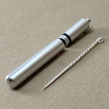 Sterling Silver Toothpick 990 Full Silver High Metal Toothpick Portable Mini Toothpick Storage Box To Send Elders Sale