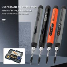 Lutownica USB mini mały zestaw do lutowania przenośny interfejs typu C 800mAh bateria regulowana temperatura
