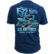 T-shirt da combattimento Stealth Raptor Air Force F-22 dal Design accattivante. Maglietta da uomo con scollo a o manica corta in cotone estivo