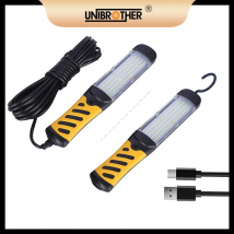 120 Beads Hot High Quality Hand-held Inspection Lamp Wired Practical Portable Work Light With Powerful Magnet Rotating Hook