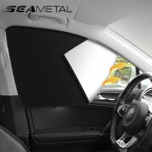 Seametal 2pcs Auto Seiten fenster Sonnenschutz Sichtschutz Vorhänge für Auto UV-Blockierung Vorder-/Rückfenster Sonnenschutz Abdeckung Sommer kühlung