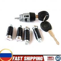 Für vw t4 caravelle mk iv 2012-2015 Transporter 1 Zünd schalter 4 Türschloss lauf mit 2 Schlüsseln 1990