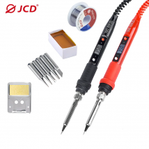 Saldatore elettrico JCD 80W Display digitale LCD punte per saldatore a temperatura regolabile