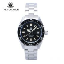 Tactical Frog Herren-Taucheruhren, 62 Mas, automatische Armbanduhr, Militär, Tauchen, 200 m wasserdicht, C3, leuchtender Saphir, NH35-Stahlband
