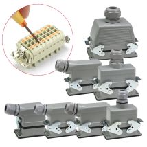 WZAZDQ Hochleistungsstecker (Krapnell-Crimp-Verbindung) 6-10-16-24-32-48 Kernstift Industrielle wasserdichte Luftfahrt-Steckdose