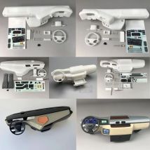 RC Truck Cab im Steuerarmaturenbrett für 1/14 Tamiya Kipper für SCANIA R620 VOLVOO FH16 ACTROS BENZ MAN TGS TGX LESU Auto