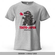 Tokyo Dinosaurier bedrucktes Herren-T-Shirt aus 100 % Baumwolle, übergroße japanische Harajuku-Grafik-T-Shirts für Damen, Tops, T-Shirts, lässige Streetwear