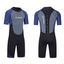 Männer 2mm 3mm einteiliges Tauchen Anzug Thermische Isolierung Sonnenschutz Kurzarm Schwimmen Surfen Schnorcheln shorty Neoprenanzug