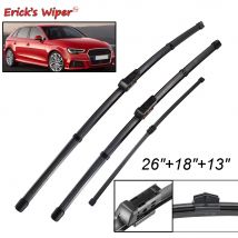 Erick's Wiper LHD Front & Rear Wiper Blades Set For Audi A3 S3 8V 2012 - 2020 Windshield Windscreen Window Brushes 26"+18"+13"