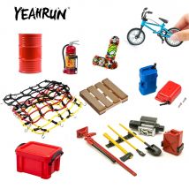 Yeahrun rc auto simulierte dekorationen werkzeug zubehör für TRX-4 trx6 axial scx10 90046 axi03007 redcat mst 1:10 rc kriecher auto